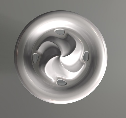 citrus reamer for standard pint glass