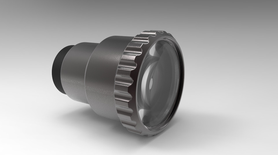 Anamorphic Lens Design 3D CAD Model Library GrabCAD