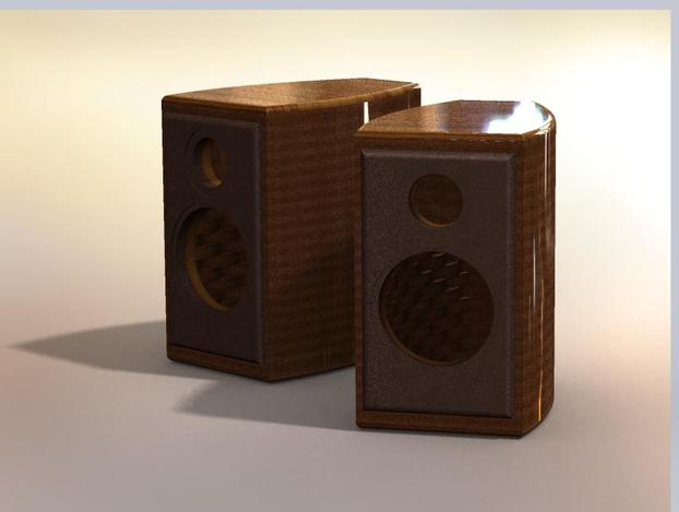 Bookshelf speaker box