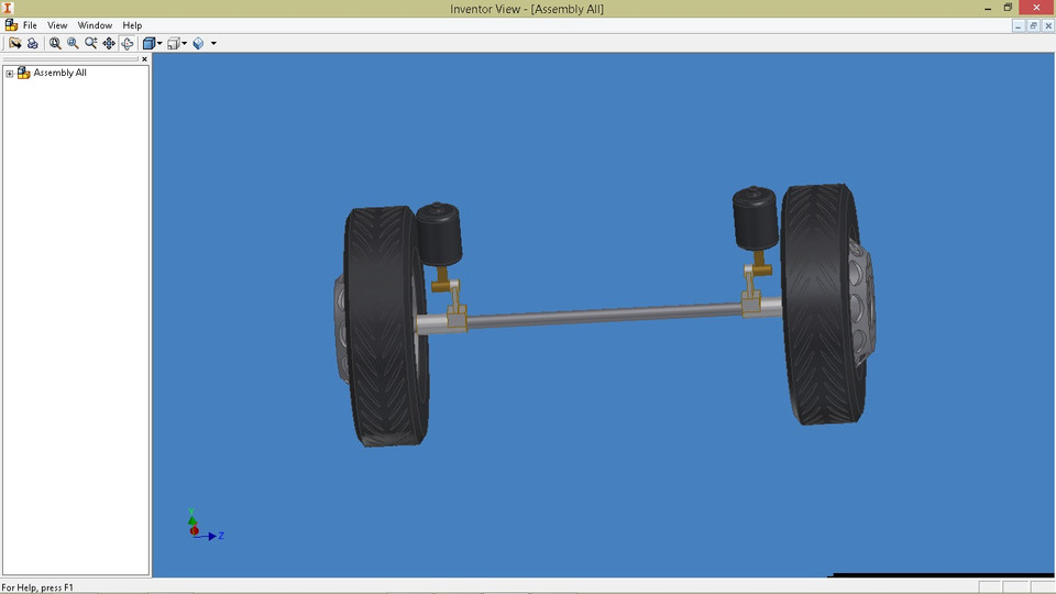 air suspension assembly 3D CAD Model Library GrabCAD
