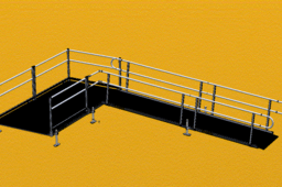 Wheelchair ramp and platform