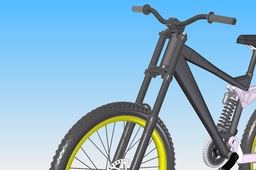 Banshee scream downhill bike with Marzocchi Jr.T