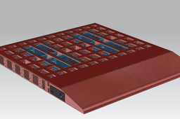 Laptop cooling stand with 4 fans V2