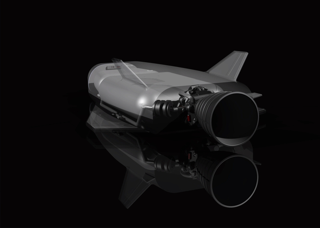 spaceplane with SSME rocket