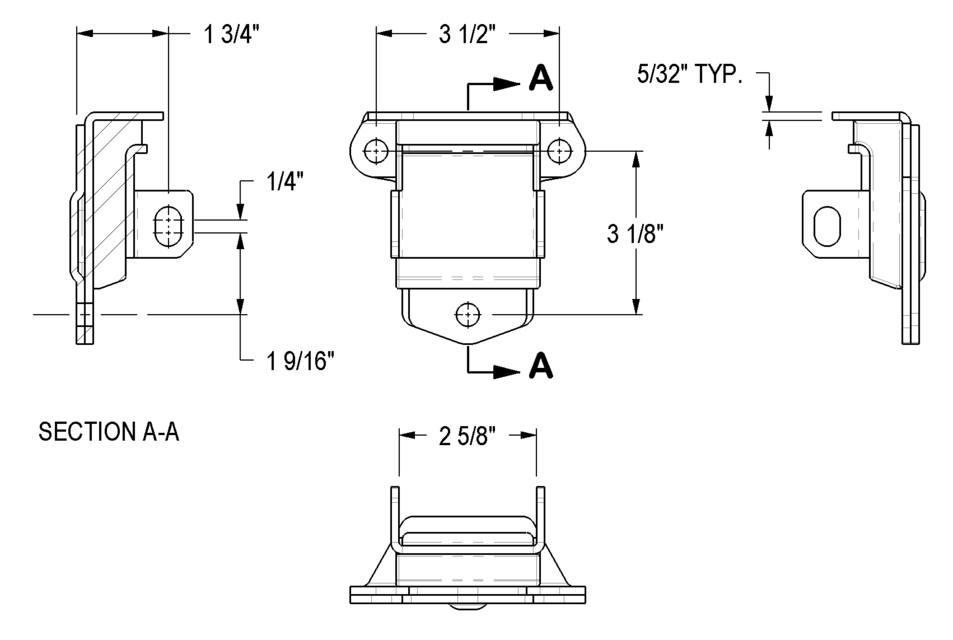 Sbc Motor Mount Dimensions