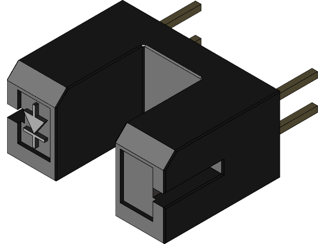 Slotted optocouplers GK105A