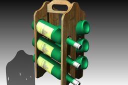 Portable Stand for 6 bottles