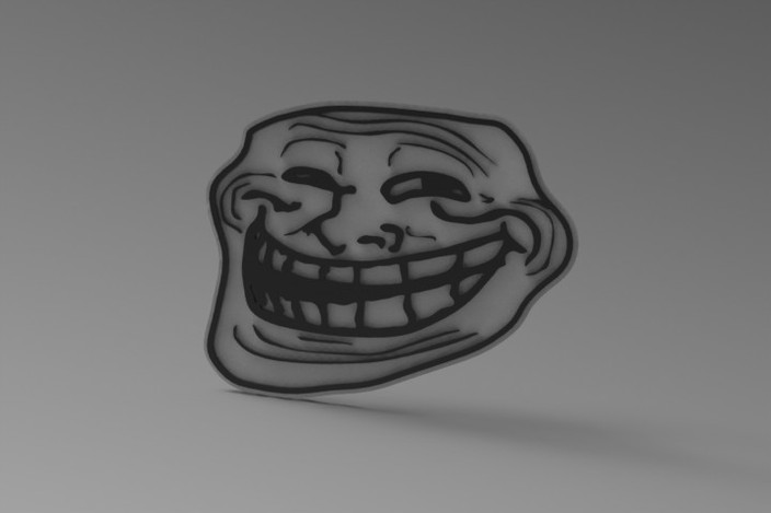 Troll Face Plate