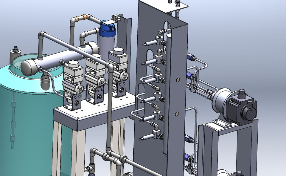 Hydraulic Power Unit 3D CAD Model Library GrabCAD