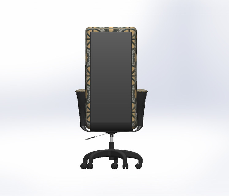 Office chair v2 3D CAD Model Library GrabCAD