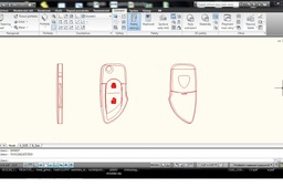 Lamborghini key Autocad