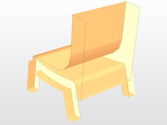 Kursi & Meja 3D