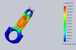 5.4" Modified I beam VW Bug Connecting Rod