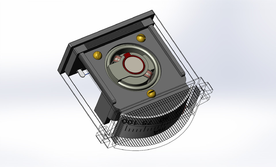 Микроамперметр / Ammeter 3D CAD Model Library GrabCAD