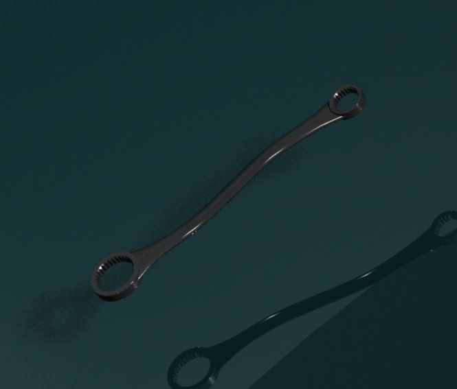 Offset Ratcheting Box Wrenches 3D CAD Model Library GrabCAD