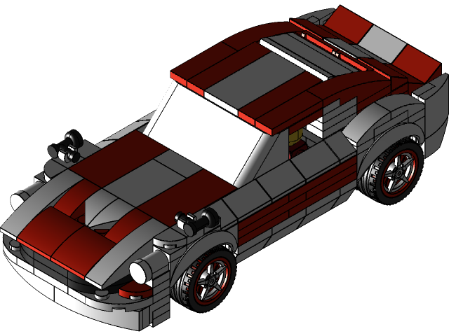 Lego Speed Champions Nissan 240Z | 3D CAD Model Library