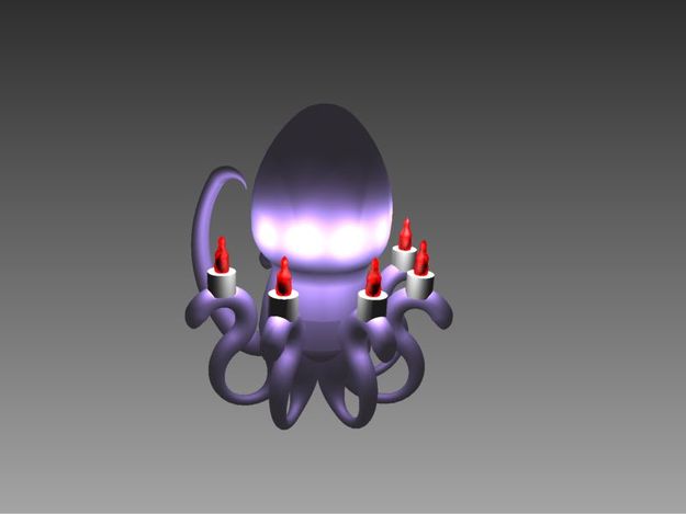 Octopussy Candle Holder