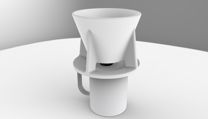 single cup drip coffee maker - SOLIDWORKS - 3D CAD model - GrabCAD