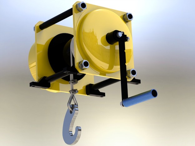 hand winch, capacity 500 kg
