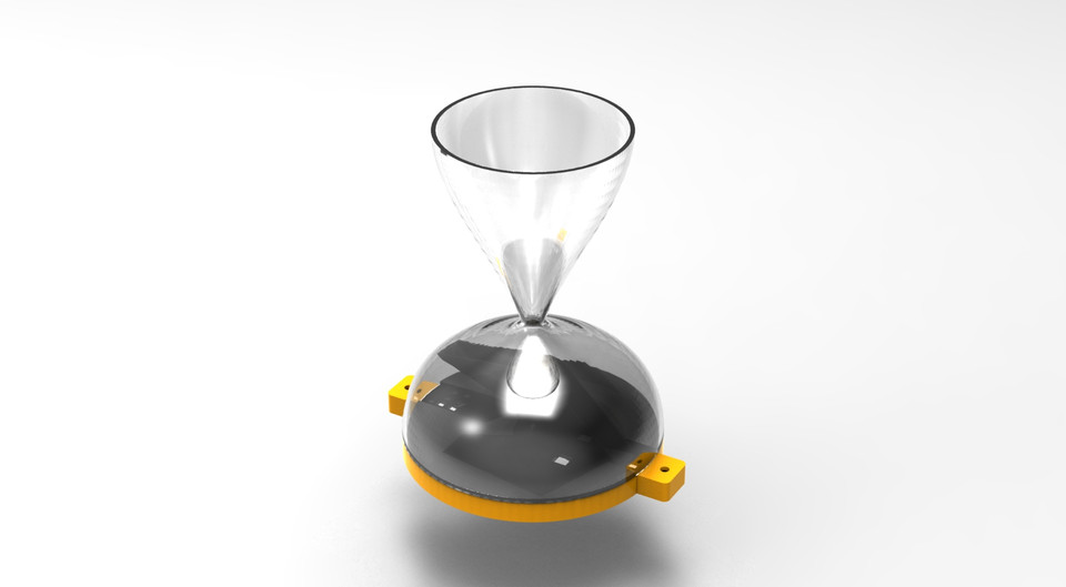 Rain Gauge Design 3D CAD Model Library GrabCAD