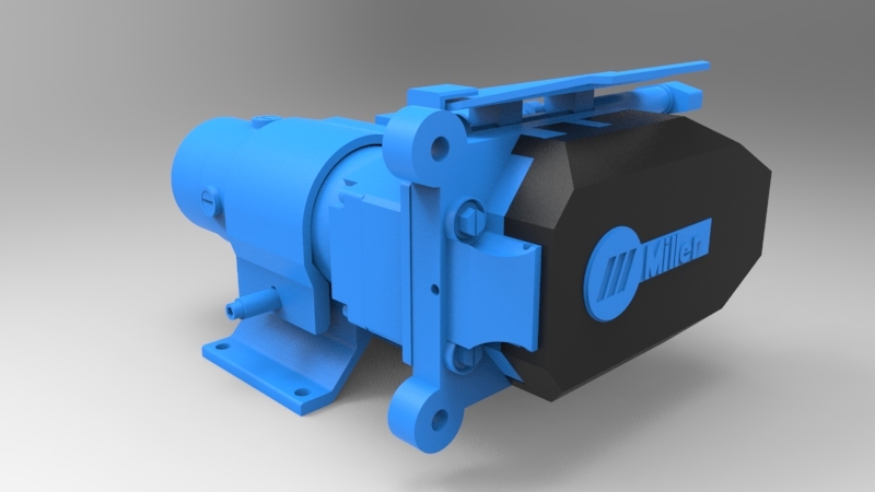 Miller Wire Feeder 3d Cad Model Library Grabcad