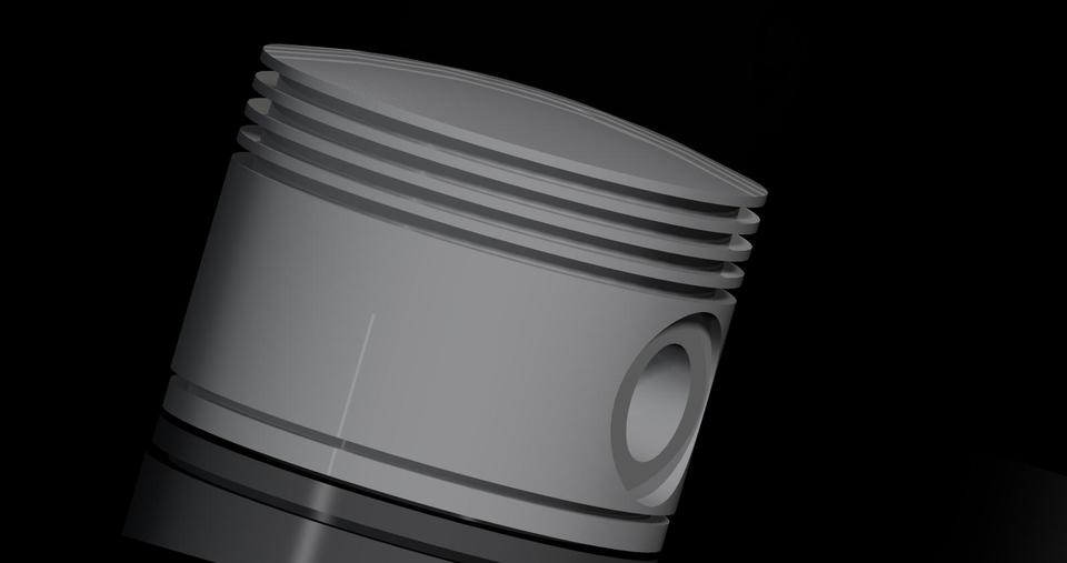 radial engine piston