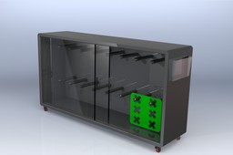 Industrial Cabinet For Metal Carriers Storage ( Clean Room Feasible )