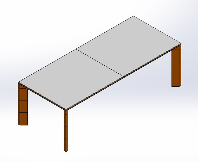 TableMasa 3D CAD Model Library GrabCAD
