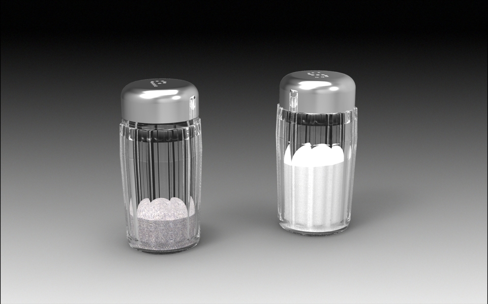 Salt and pepper shaker by TanyaAkinora, Download free STL model