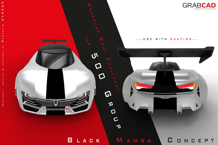 SuperCar Black Mamba Concept