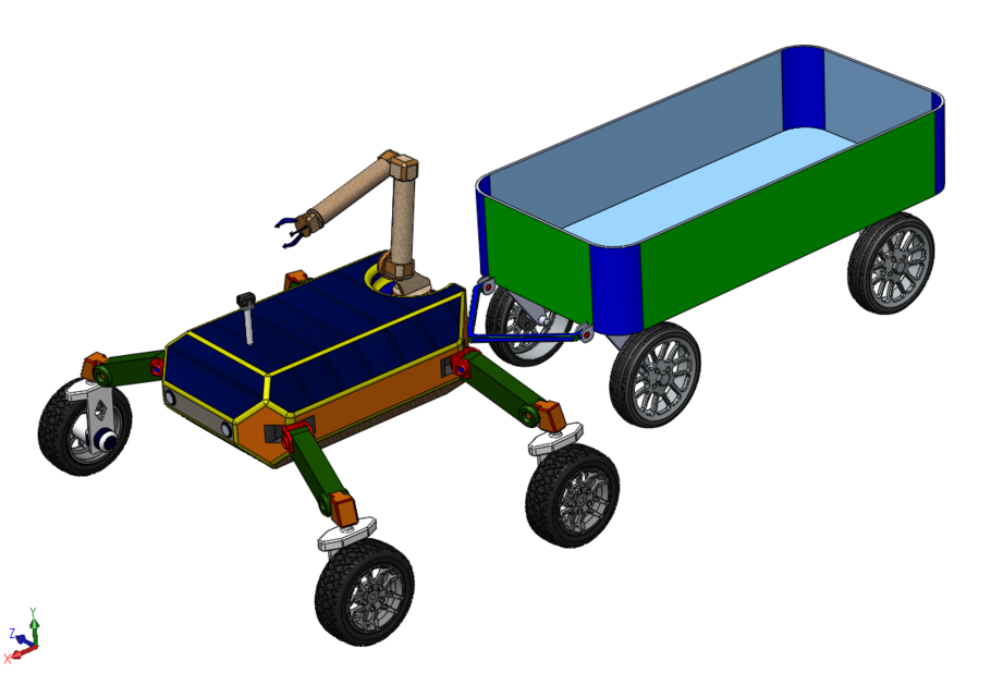 fruit picking robot 3D CAD Model Library GrabCAD