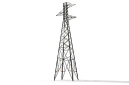 US single circuit transmission line tower 1920