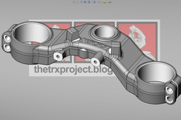Yamaha R1 (RN04) Lower yoke.