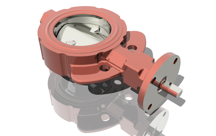 BUTTERFLY VALVE 4.0 KEYSTONE WAFER