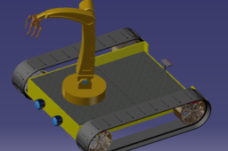 Mobile robot with manipulator