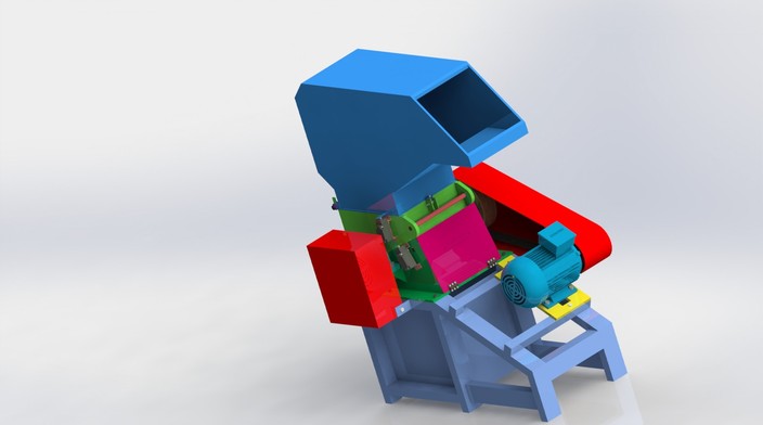 Plastic Shredder (Recycle) Machine