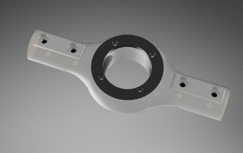 Motor mount with two sides for drones 3D CAD Model Library GrabCAD