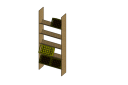 rack shelf for beer crates