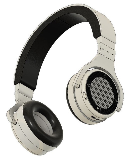 Headphone 3D CAD Model Library GrabCAD