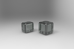 Glass Cubes As a Paper Weight.