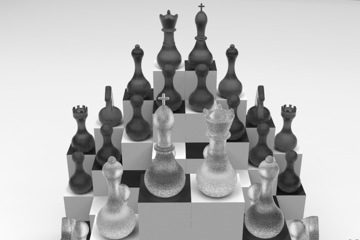 chess board 3d