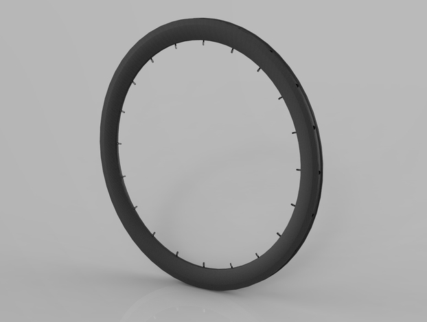 50mm carbon tubular road bike wheel (front)