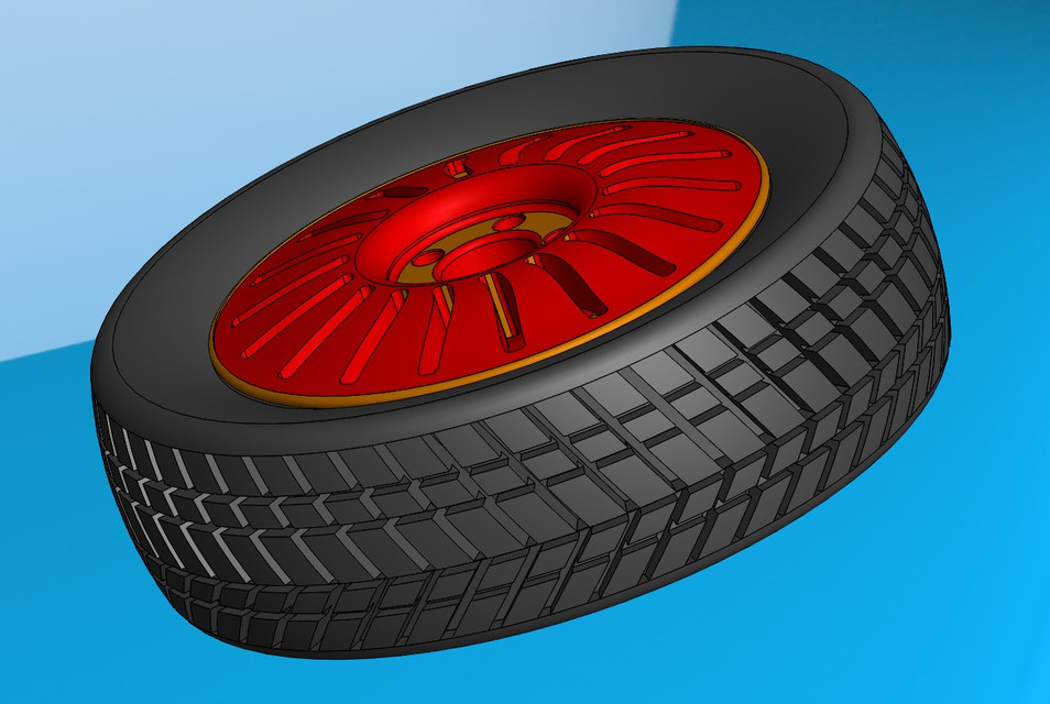 215/55 R17 Unidirectional Summer Tire 3D CAD Model Library GrabCAD