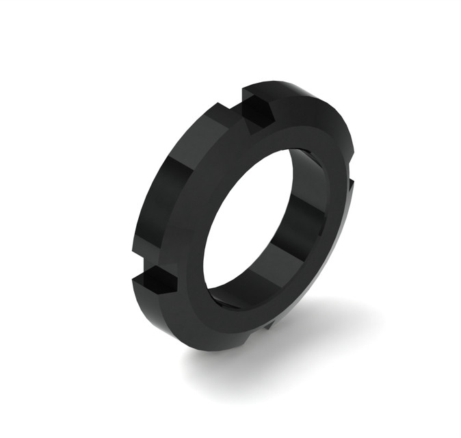 Locknut (M10 to M200) 3D CAD Model Library GrabCAD