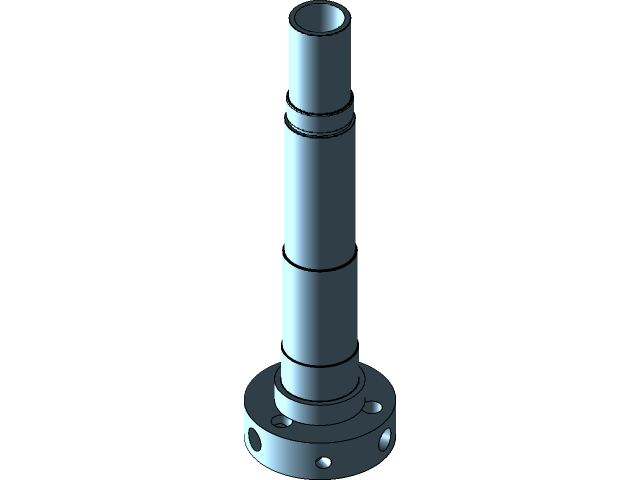 D1-4 Spindle from typical Chinese Lathe