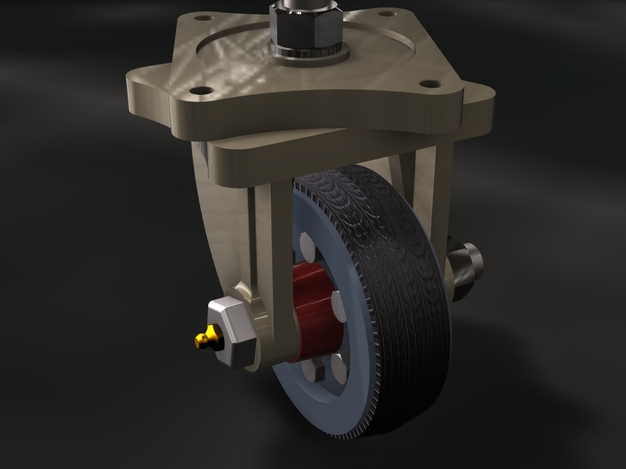 Castor wheel