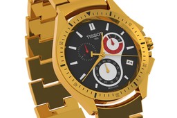 Golden TISSOT Watch