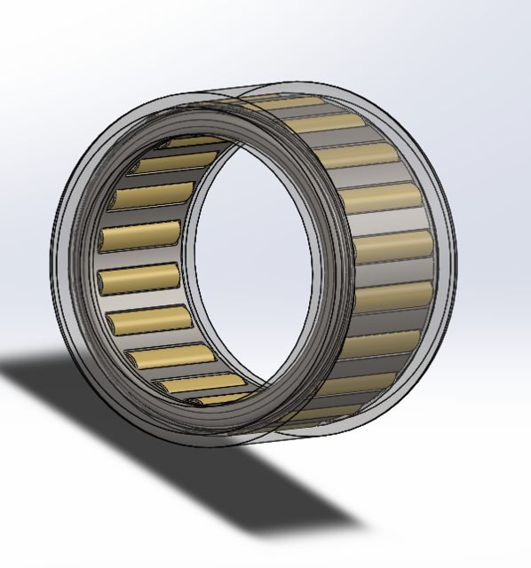Needle roller bearing 3D CAD Model Library GrabCAD