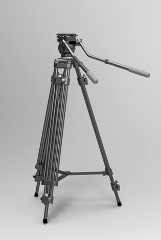 WF717 Fluid Head and WeiFeng Cinema Tripod