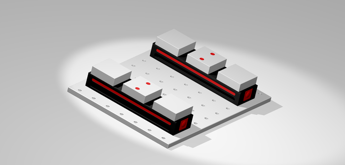 2 vises on plate
